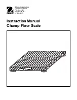 Preview for 1 page of OHAUS CF1000R Instruction Manual