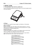 Предварительный просмотр 4 страницы OHAUS Compass CX Series Instruction Manual