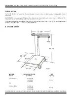 Preview for 4 page of OHAUS D500M Assembly Manual And Operating Instructions