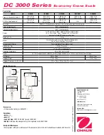 Предварительный просмотр 2 страницы OHAUS DCR250 Specifications