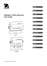 OHAUS Defender 3000 User Manual preview