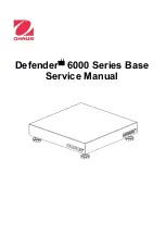 Предварительный просмотр 2 страницы OHAUS Defender 6000 Series Service Manual