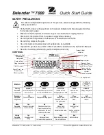 Preview for 2 page of OHAUS Defender 7000 Quick Start Manual