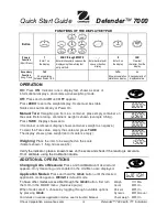 Preview for 3 page of OHAUS Defender 7000 Quick Start Manual