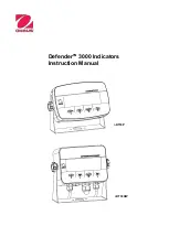 OHAUS Defender I-D33P15B1R1 Instruction Manual preview