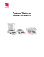 OHAUS EX124 Instruction Manual preview