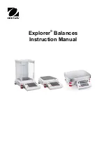 OHAUS Explorer EX1241 Instruction Manual preview