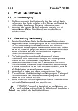 Preview for 38 page of OHAUS Frontier FC5306 Instruction Manual