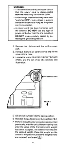 Предварительный просмотр 14 страницы OHAUS GT 210 Directions For Use And Instructions For Installation