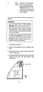 Предварительный просмотр 28 страницы OHAUS GT 210 Directions For Use And Instructions For Installation