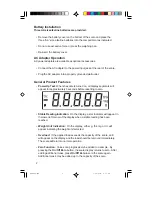 Preview for 2 page of OHAUS JR 300T Operating Manual