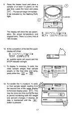 Preview for 17 page of OHAUS MB200 Instruction Manual