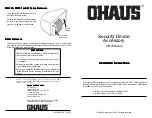 Preview for 37 page of OHAUS MB200 Instruction Manual