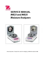 OHAUS MB25 Service Manual preview