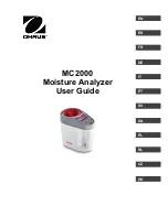 Preview for 1 page of OHAUS MC2000 User Manual