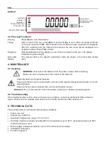 Preview for 6 page of OHAUS Pioneer PX124 User Manual