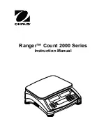 Preview for 1 page of OHAUS Ranger Count 2000 Series Instruction Manual