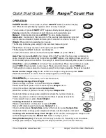 Preview for 3 page of OHAUS Ranger Count Plus Quick Start Manual