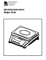 Предварительный просмотр 39 страницы OHAUS Ranger Counting Scale Operating Instructions Manual