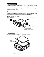 Preview for 5 page of OHAUS SCOUT II Manual/Service