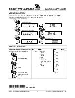 Предварительный просмотр 4 страницы OHAUS Scout Pro Balance Quick Start Manual