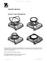 Предварительный просмотр 3 страницы OHAUS Scout pro Service Manual