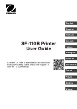 Preview for 1 page of OHAUS SF-110B User Manual