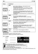 Preview for 24 page of OHAUS SF-110B User Manual