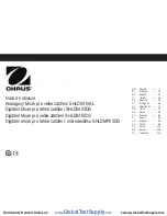 Preview for 101 page of OHAUS SHLD0403DG Instruction Manual