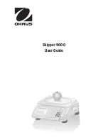 OHAUS Skipper 5000 User Manual предпросмотр