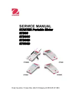 OHAUS ST300 Service Manual предпросмотр