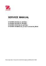 OHAUS ST3100M Service Manual preview