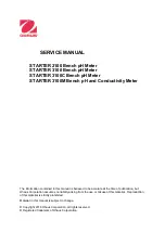 Preview for 2 page of OHAUS ST3100M Service Manual