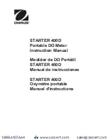 Preview for 1 page of OHAUS ST400D Instruction Manual