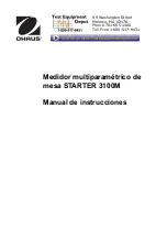 Preview for 32 page of OHAUS STARTER 3100M Instruction Manual