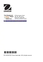 Preview for 92 page of OHAUS STARTER 3100M Instruction Manual