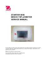 Preview for 3 page of OHAUS STARTER 5000 Service Manual