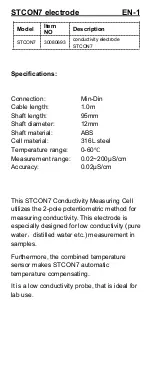 Preview for 3 page of OHAUS STCON7 General Instructions Manual