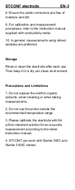 Preview for 5 page of OHAUS STCON7 General Instructions Manual