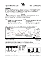 Предварительный просмотр 1 страницы OHAUS T51XW Quick Start Manual