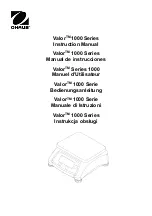 OHAUS V12P15T-M Instruction Manual preview