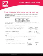 Предварительный просмотр 5 страницы OHAUS Valor 2000 V22PW Faq