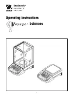 Preview for 65 page of OHAUS Voyager Balances Instruction Manual