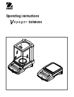 Preview for 242 page of OHAUS Voyager Balances Instruction Manual