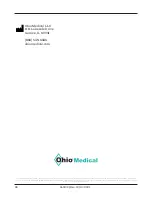 Preview for 24 page of Ohio Medical 756000 Operator And  Maintenance Manual