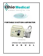 Preview for 1 page of Ohio Medical care-e-vac 3 Operator And  Maintenance Manual