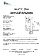 Preview for 1 page of Ohio Medical MiniOX 3000 Operating Manual