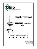 Ohio Medical Moblvac III-cs Operator Maintenance preview