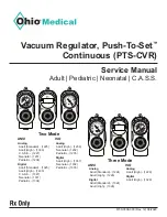 Ohio Medical Push-To-Set PTS-CVR Service Manual preview