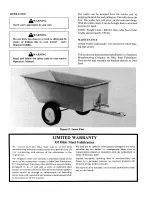 Preview for 2 page of OHIOSTEEL 1690766 Owner'S Manual And Parts List